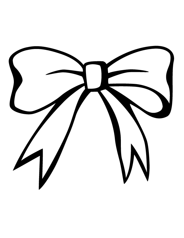 hair bow coloring pages - photo #44