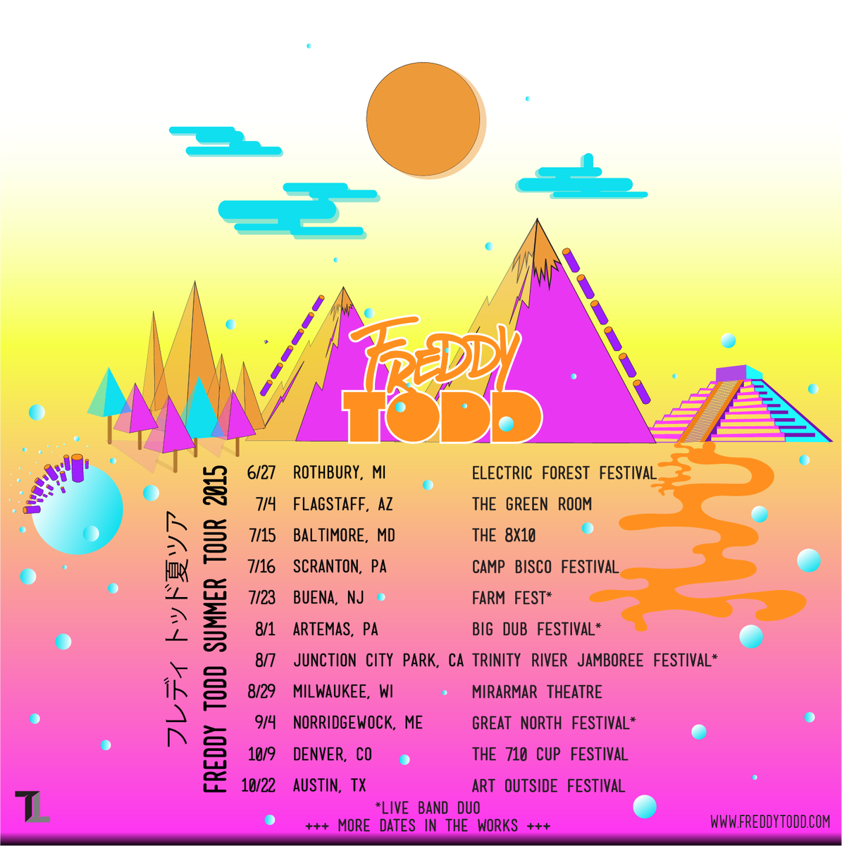 freddytoddmusic's tweet image. crumbling thru ur hoods soon!⚡💗⚡ #festies #Rothbury #Flagstaff #Baltimore #PA #NJ #NorCal #Milwuakee #ME #Denver #ATX