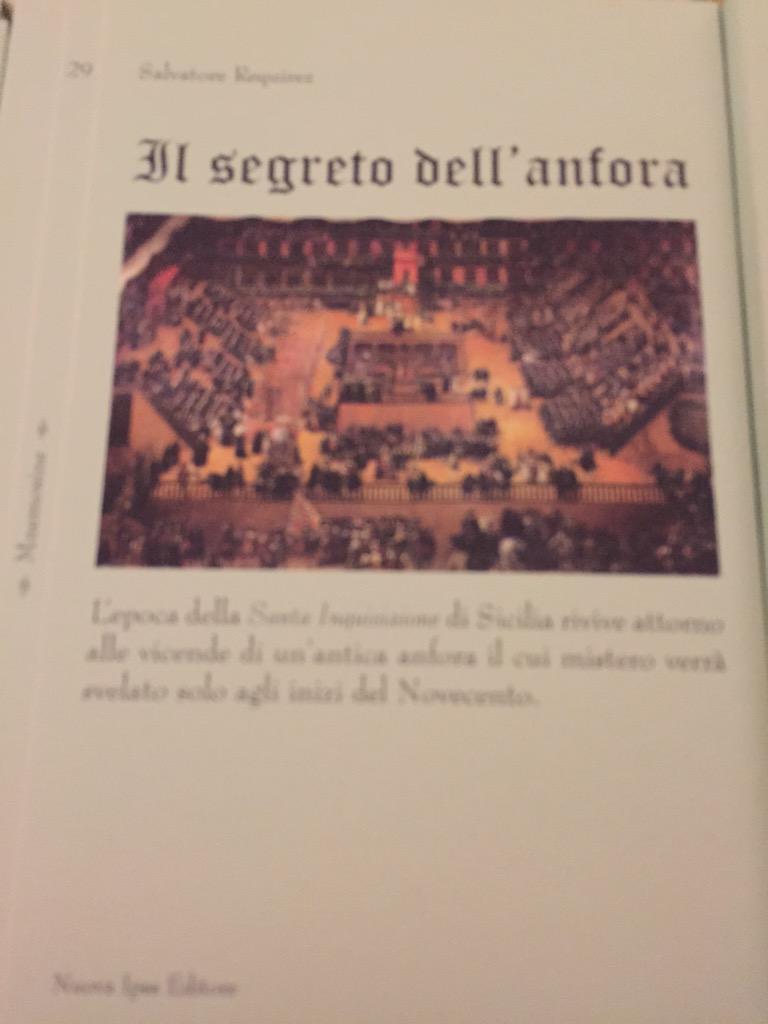 AlloSteri's tweet photo. "Il segreto dell'anfora" #wisheritage di Salvatore Requirez http://t.co/cKZcY95joz