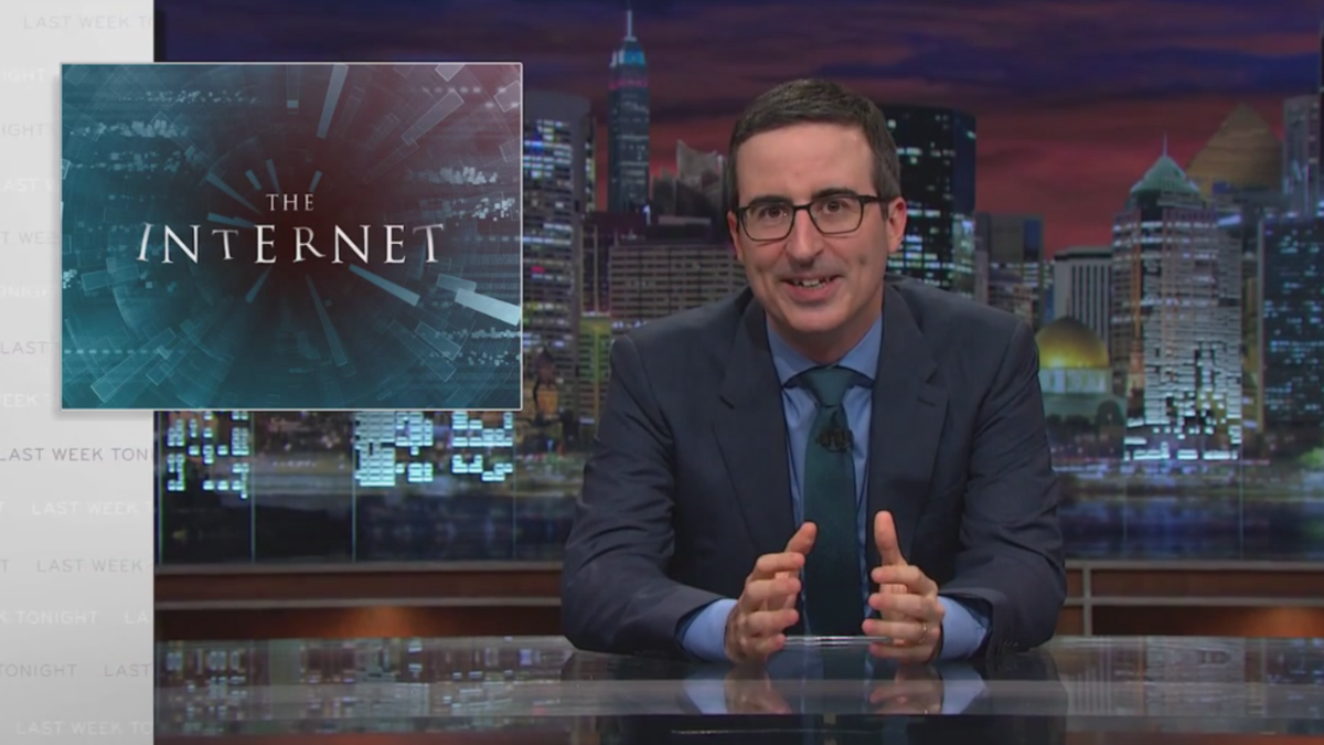 Polygon's tweet photo. John Oliver tackles online harassment, and how little law enforcement will help women http://t.co/o8w7T2KwWa http://t.co/DNlmO7l3P4