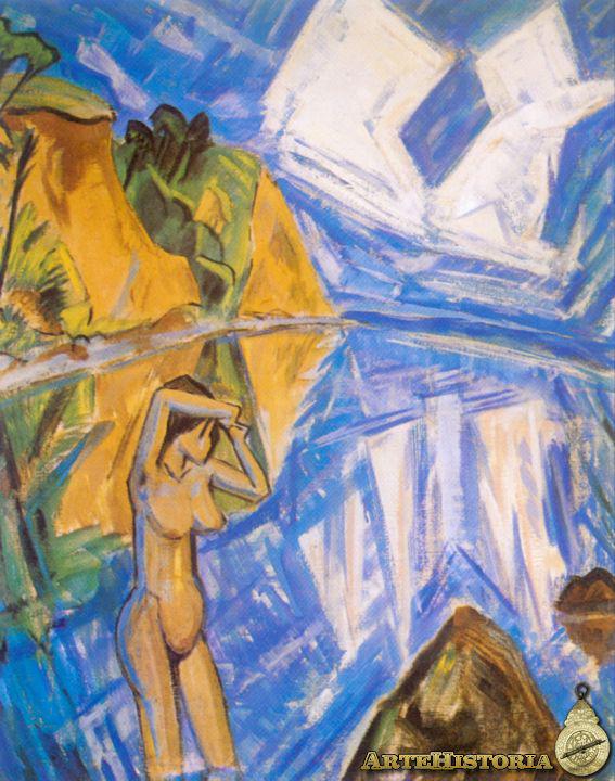 marta10mn's tweet photo. #Miobrafavoritatema7 @artesigloXX es "Día cristalino" de Heckel (1913) http://t.co/FldPRubNqE