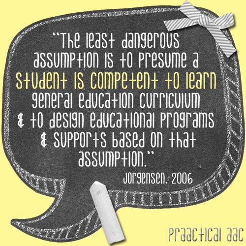 EpilepsyIowa's tweet photo. Presume competence. #ThinkInclusive2015 @IowaTASH http://t.co/ahbuLKUYvS