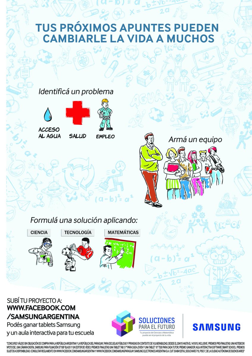Concurso #SolucionesParaElFuturo. Subí tu proyecto hasta el 12/07/15 Podés ser parte del cambio!! <a href="/SamsungArg/">Samsung Argentina</a> #foro21