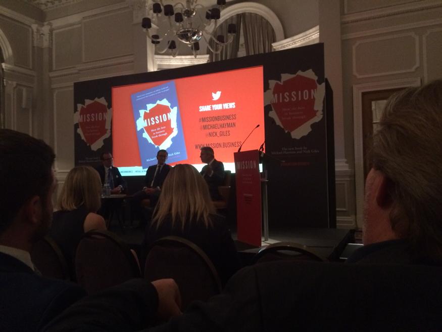 Burdin123's tweet photo. Today's programme's Justin Webb interviews authors Michael Hayman and Nick Giles at the launch of their book http://t.co/yaR5xj1xXc