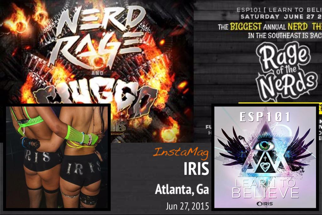 IrisPromotion's tweet photo. @NerdRage_ &amp; @SluggoDubstep this Saturday. Sexiest NERD costume wins a big money prize. Happy iris day to you nerds http://t.co/aKumv129bU