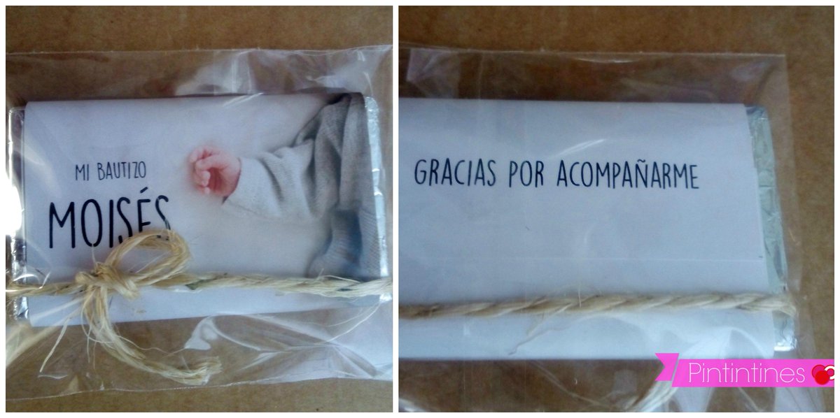 Pintintines's tweet photo. Aquí tenéis las #chocolatinas que diseñamos para el #bautizo de Moisés el pasado sábado, ¡ideales! #diseño #handmade http://t.co/czIMHUCqiI