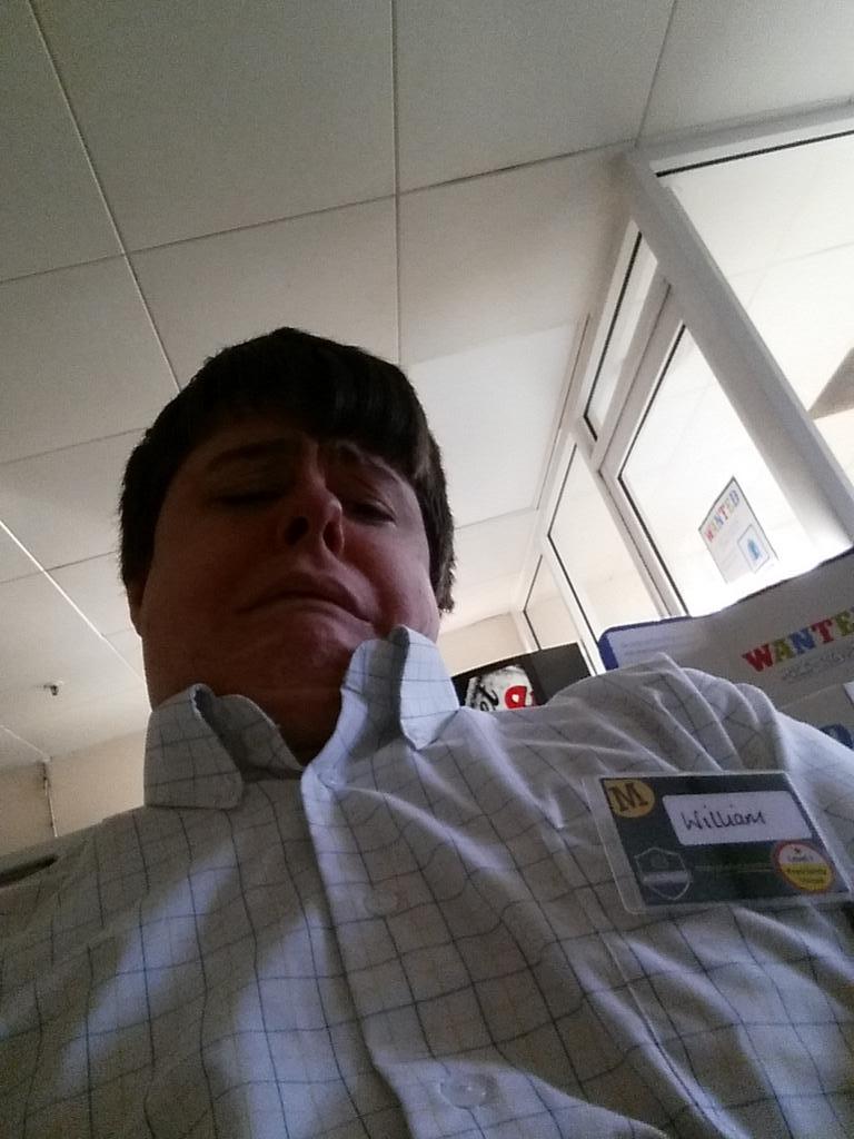 The_Wilbo's tweet image. Break selfie. #2hot