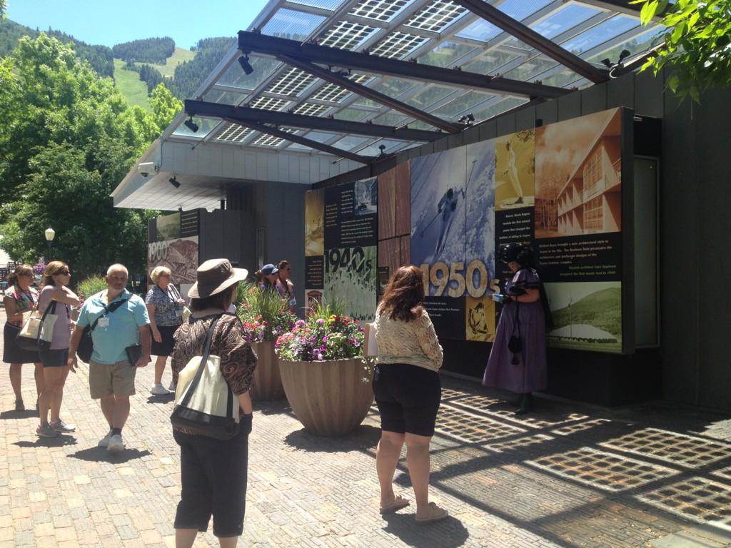 dillon_amy's tweet photo. Soaking up the sun and Aspen history #CEIShowcase15 http://t.co/EqsPkfG6ob