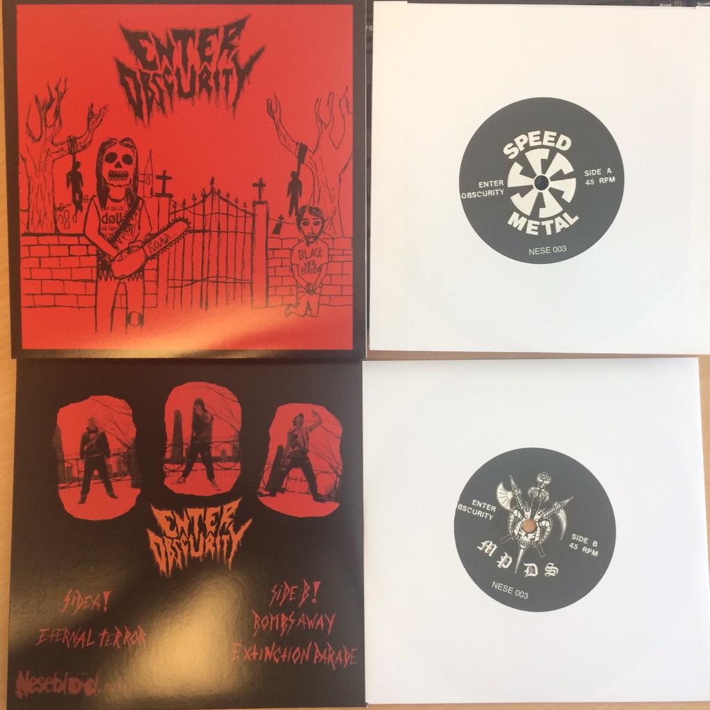 #ENTEROBSCURITY NOW SHIPPING!! #thrashmetal #neseblodrecords #neseblod #thrash #helvete #ordernow #nowshipping #metal