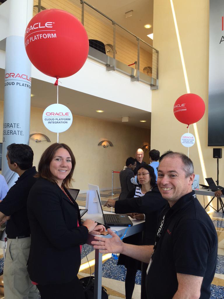 SimoneEGeib's tweet image. Oracle #PaaS launch event demo grounds for Integration Cloud Service #OracleICS