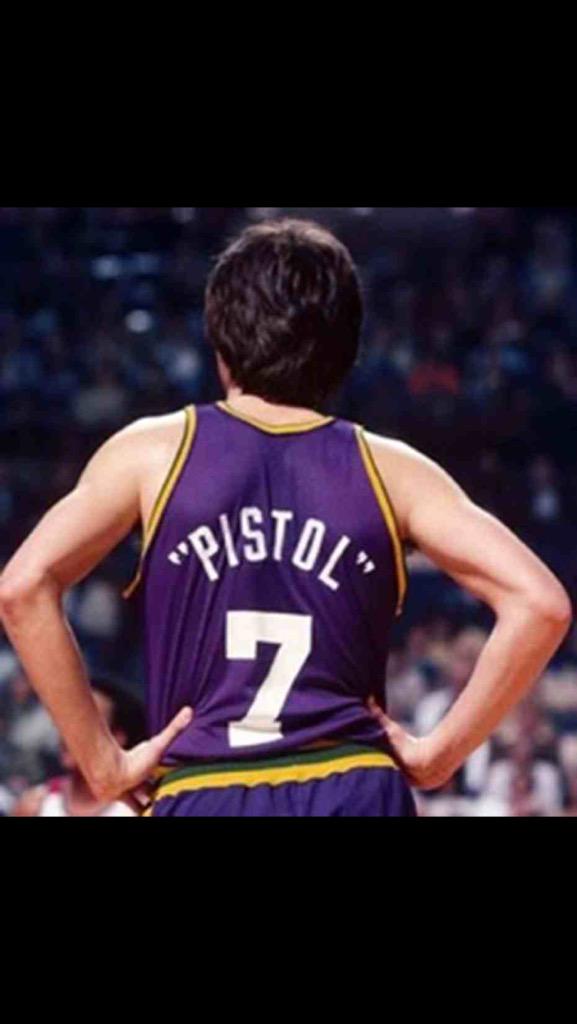 Happy Birthday to the legend, \"Pistol\" Pete Maravich. Way before his time and also gone way too soon. 