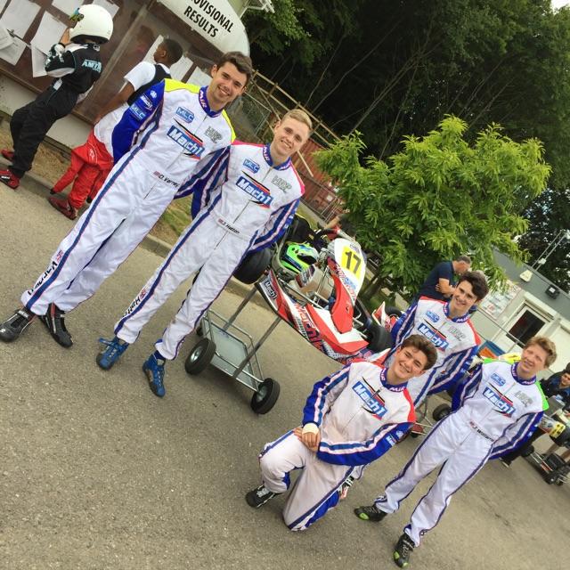mlcmotorsport's tweet photo. The team @BuckmorePark this weekend @OllieVarney_P1 @JHattonRacing #karting #motorsport #racing http://t.co/v3JAVHrJJp
