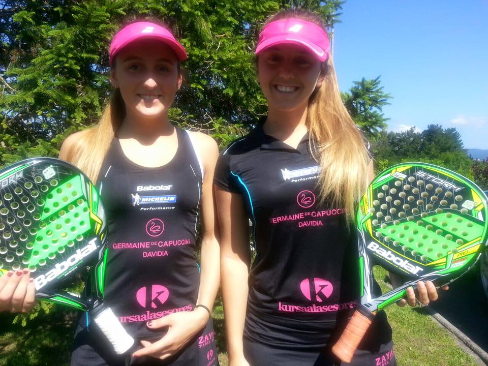 fg_padel's tweet photo. ¡Enhorabuena chicas! Enjuto-Arzamendi en categoría junior y las hermanas Lasa en cadete, Campeonas de Euskadi 2015. http://t.co/V43dqMkmbL