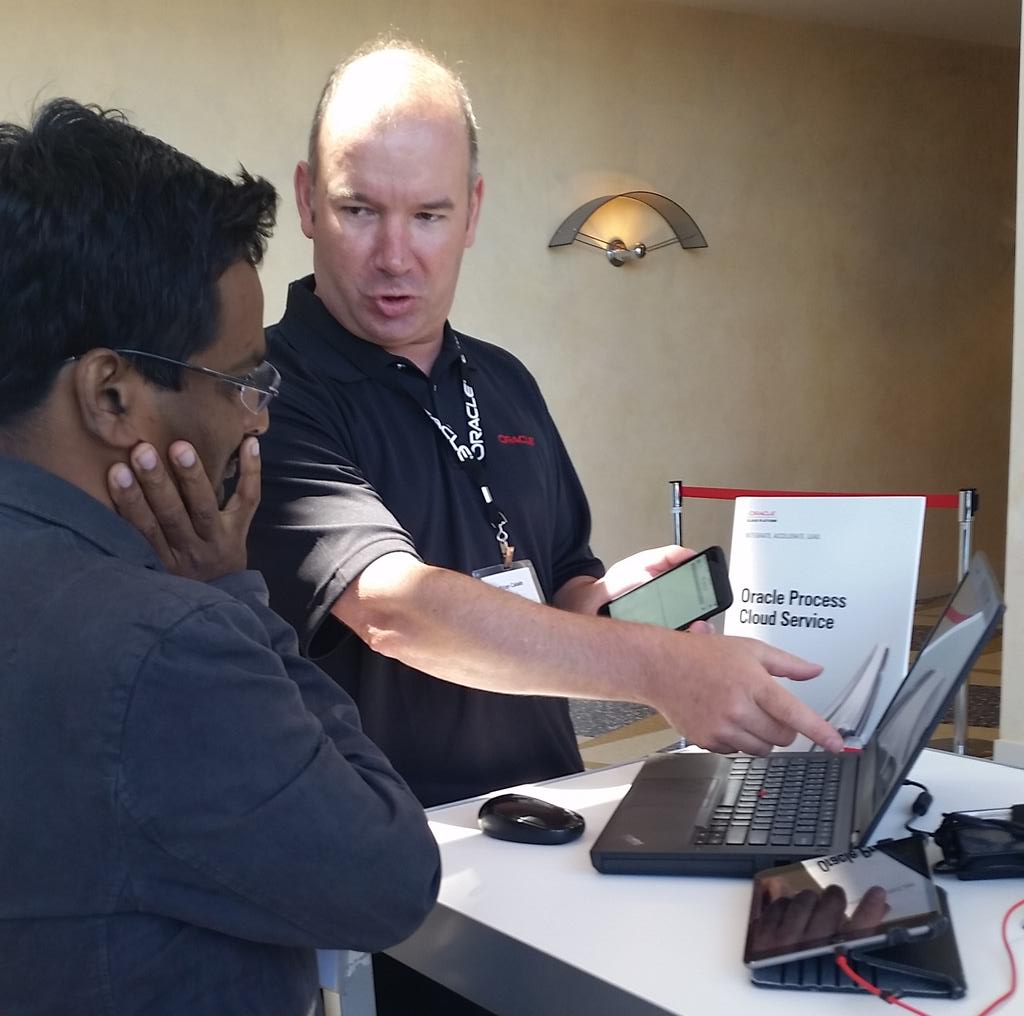 RunB2BCesare's tweet image. @oraclepaas #oraclepcs Process Cloud in action at today's launch @larryellison #OracleBPM