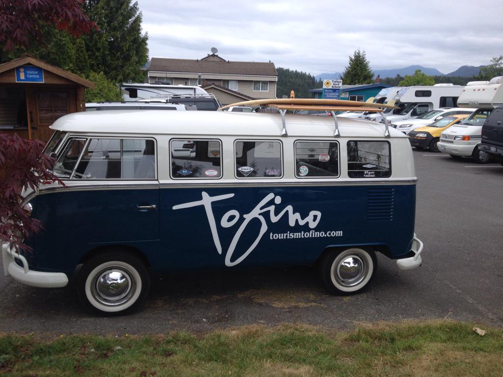 tourism_tofino's tweet photo. Stop by & meet #ChesterVan! RT @nikkibayley: How cool is @tourism_tofino 's summer info centre?! #rgontheroad http://t.co/G6Ufxp8EaK