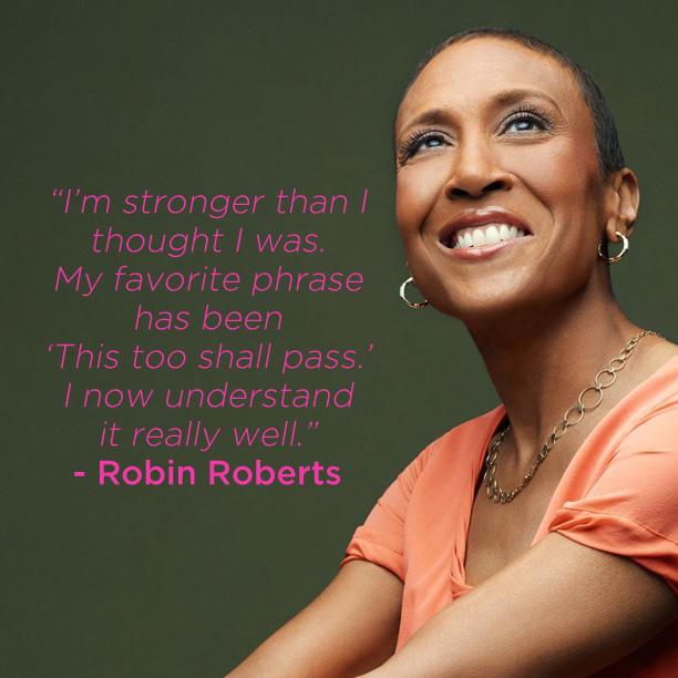 SusanGKomen's tweet photo. We love these words from @RobinRoberts! #MotivationalMonday #BreastCancer http://t.co/YkGYVtiVUK