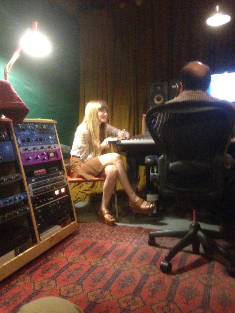 StrangerIslands's tweet photo. In the studio....thanks@seasidelounge @EOKLAN http://t.co/TtF2nXaReC