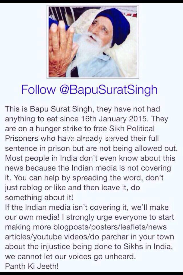 PlymouthChaz's tweet photo. @kaurm3 welcome back. Join us in yhe #BapuSuratSingh awareness campaign @bapusuratsingh http://t.co/QLYVy2NHkk