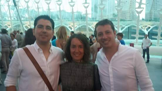 JulioBiosca's tweet photo. Amb @vimujor i @gtellocompany a la Nit del Vi a València, acompanyant a @terresalforins http://t.co/gUzmUTrDfJ