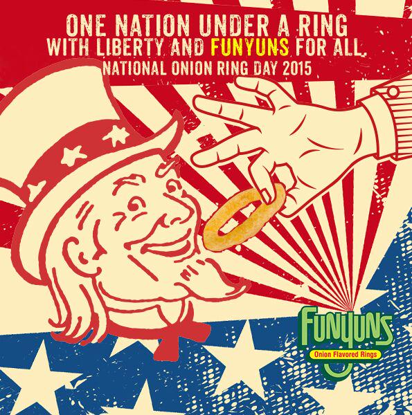 Fritolay's tweet photo. Happy National Onion Ring Day! http://t.co/mmoRubIbyE
