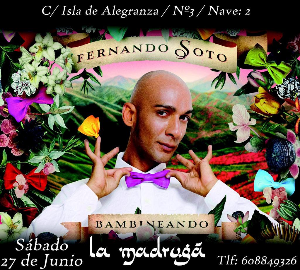 FERNANDOSOTOFAN's tweet photo. Que alegría señores nuestro querido #fernandosoto d nuevo en #Madrid en @LaMadrugaSL llamar para reservas en la foto http://t.co/orrIj1KbUS