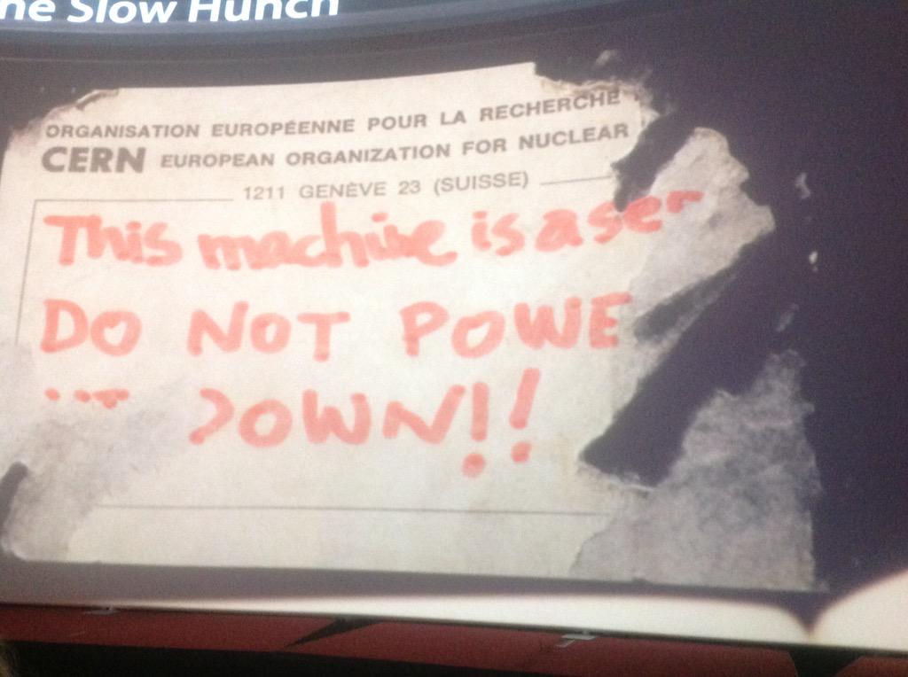 Sprotest's tweet photo. #BrightspaceFUSION Remember when the Internet was run from one computer! http://t.co/7exiIJxHYv