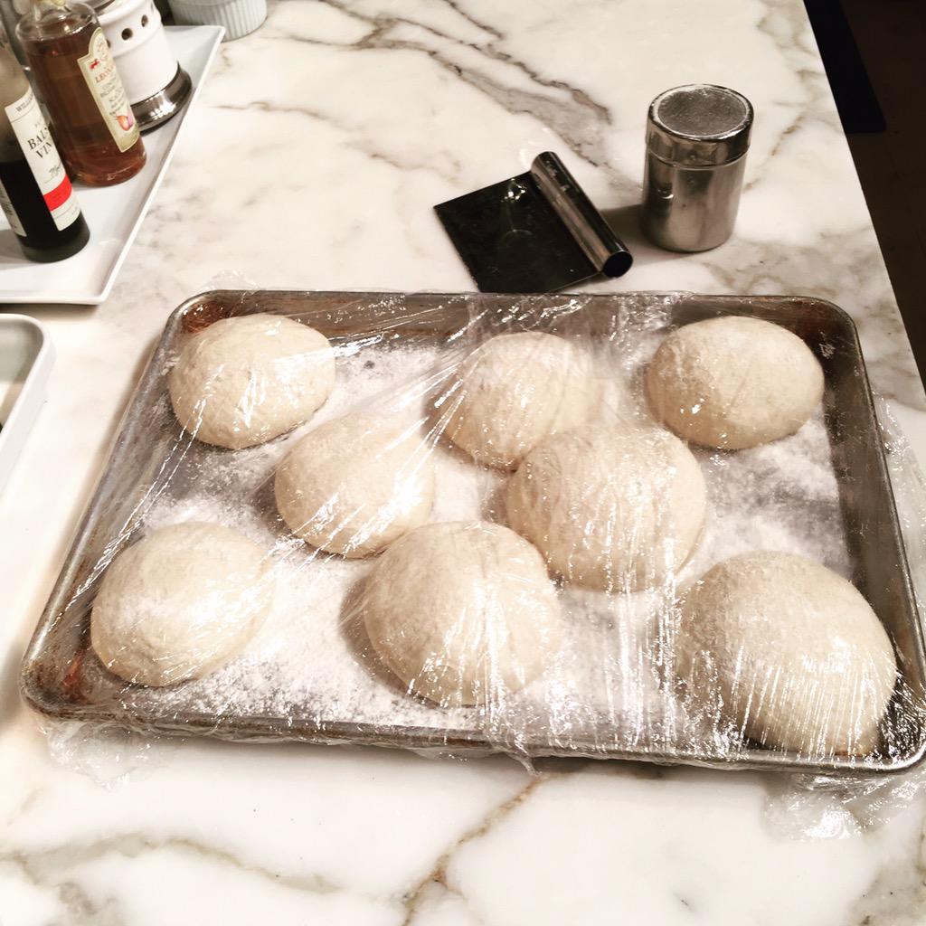 The Pizza dough is ready for tech class today. Free cooking class every Sunday and Monday. #pizza @TimeWarnerCtr