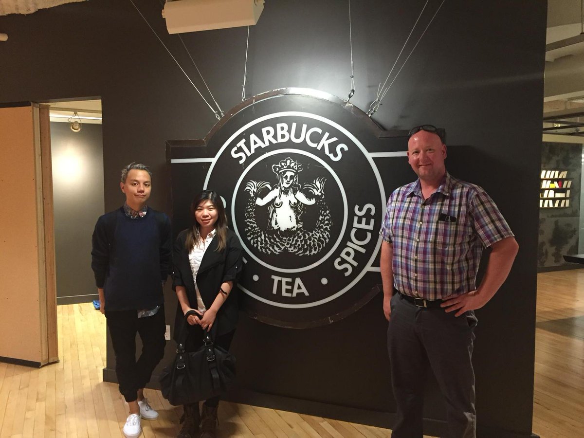 GracieCheng's tweet photo. Canadia Partners at Starbucks Centre!!! http://t.co/n5bUHW8Lwy