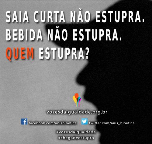 anisbioetica's tweet photo. Saia curta não estupra.Bebida não estupra.Quem estupra?#vozesdaigualdade  #chegadeestupro http://t.co/twJl5gtvfK