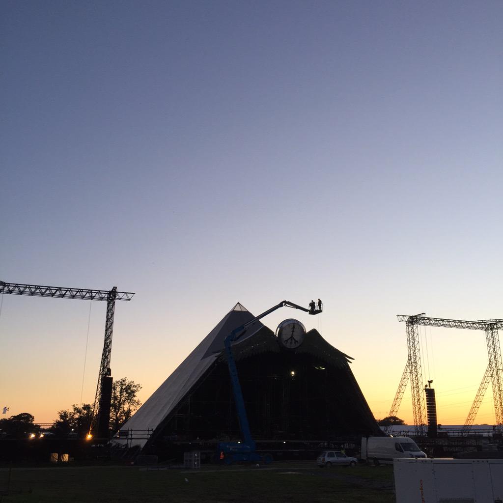 glastonbury's tweet photo. Not long now... http://t.co/sTbxqjldlg