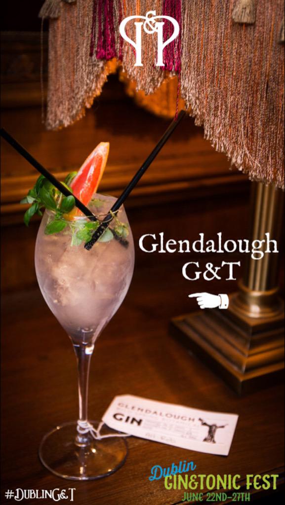 estelmoisson's tweet photo. The @IrishBeverages #DublinG&amp;T festival kicked off this evening! Have a cold @GlendaloughDist G&amp;T with us this week http://t.co/1m7R80zCGb