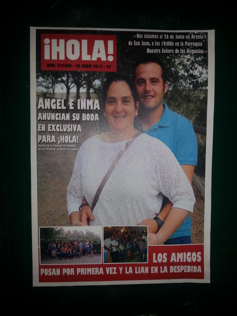 Halberto_hgs's tweet photo. EXCLUSIVA del año. Nos vamos de boda. http://t.co/9iXfTaa8Wt