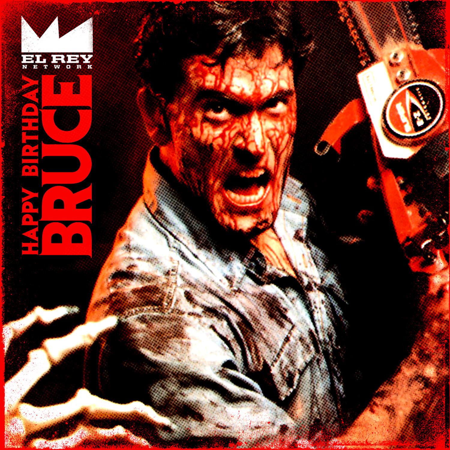 Happy birthday to our favorite chainsaw-handed deadite slayer, Bruce Campbell! ( 