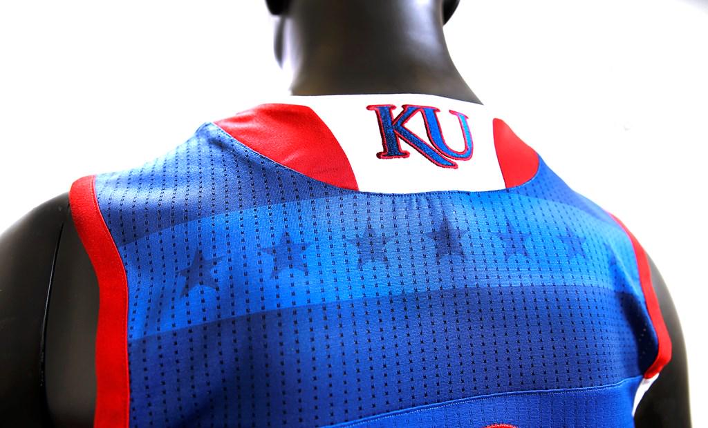 KUsports's tweet photo. #KUbball releases uniforms for upcoming World University Games in South Korea… 
http://t.co/mGMmLL4wxZ http://t.co/LD9bPOieK9