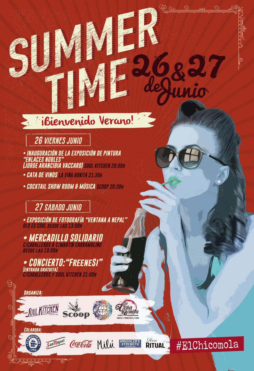 Lavozabulense's tweet photo. Cultura y música para celebrar el verano en @SoulkitchenAv @LavinaBonita #Scoop #Oldescool http://t.co/Wih3TSTpV6 http://t.co/AA5jPCR1lZ