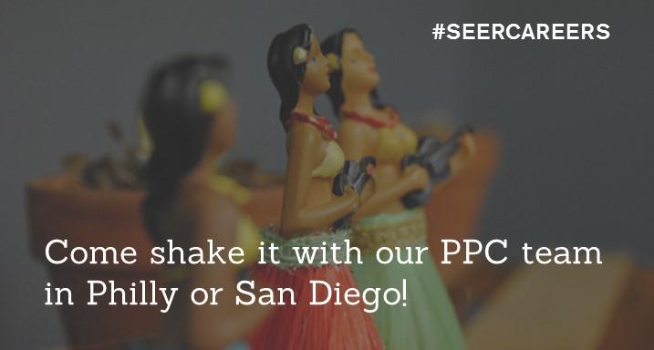 Have experience managing Paid campaigns, love data &amp; a challenge? We're looking for #PPC AM's: seer.is/1fkMhjf