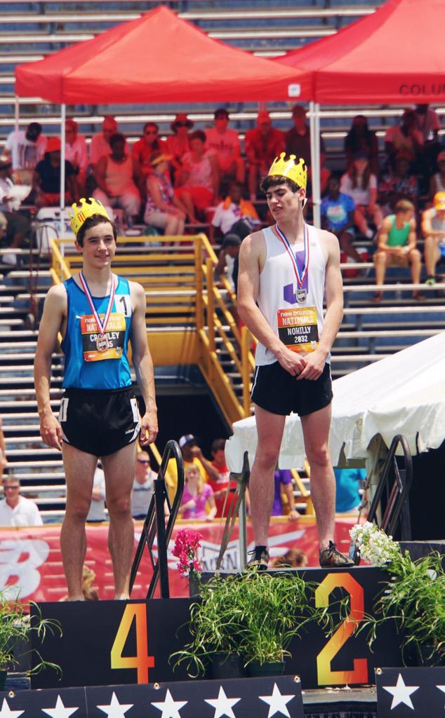 CrowleyGreg's tweet photo. @S1tracksmack @CarmelXCTF that look when @Eion_Nohilly realizes he's getting that free King cone http://t.co/xylNZA67AY