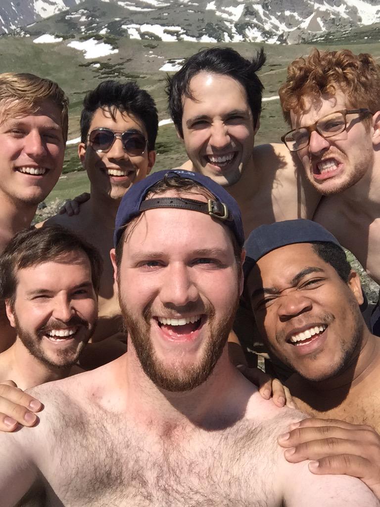 Brent_Heth's tweet photo. Nothing like hiking 11,000 ft. above sea level. #CCO2015 #LivingontheEdge #MedHouse #Barihunks http://t.co/uu2eQaAg1v