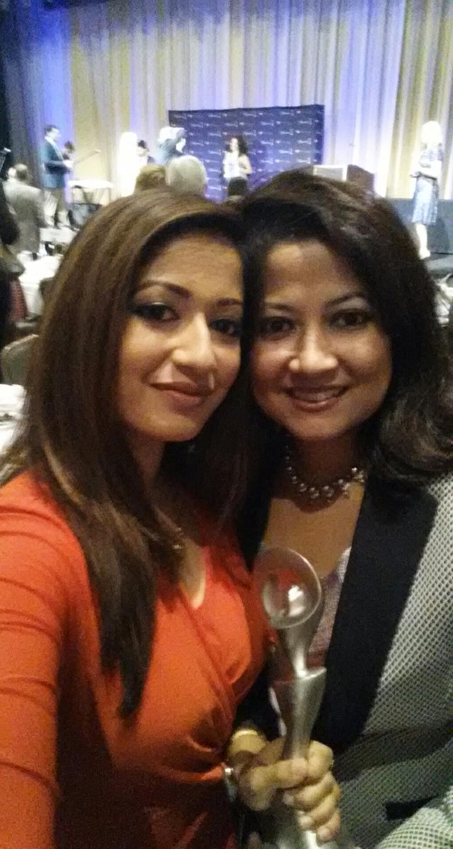 TasminMahfuz's tweet photo. Feeling blessed to win a Gracie Award :) #Gracies40 @thegracies http://t.co/pQMHtJtrgY