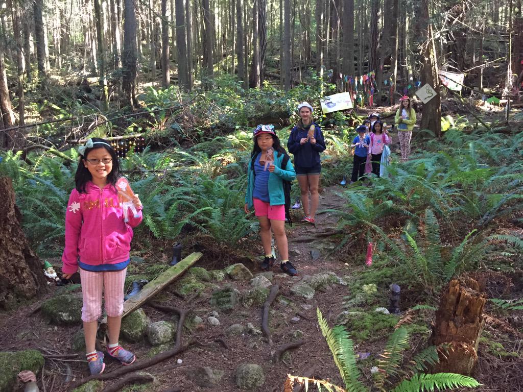 Our #FlatOlaves met some fairies in the enchanted forest at Camp Olave <a href="/1stLSBrownies/">1st Lee South Brownies</a>
