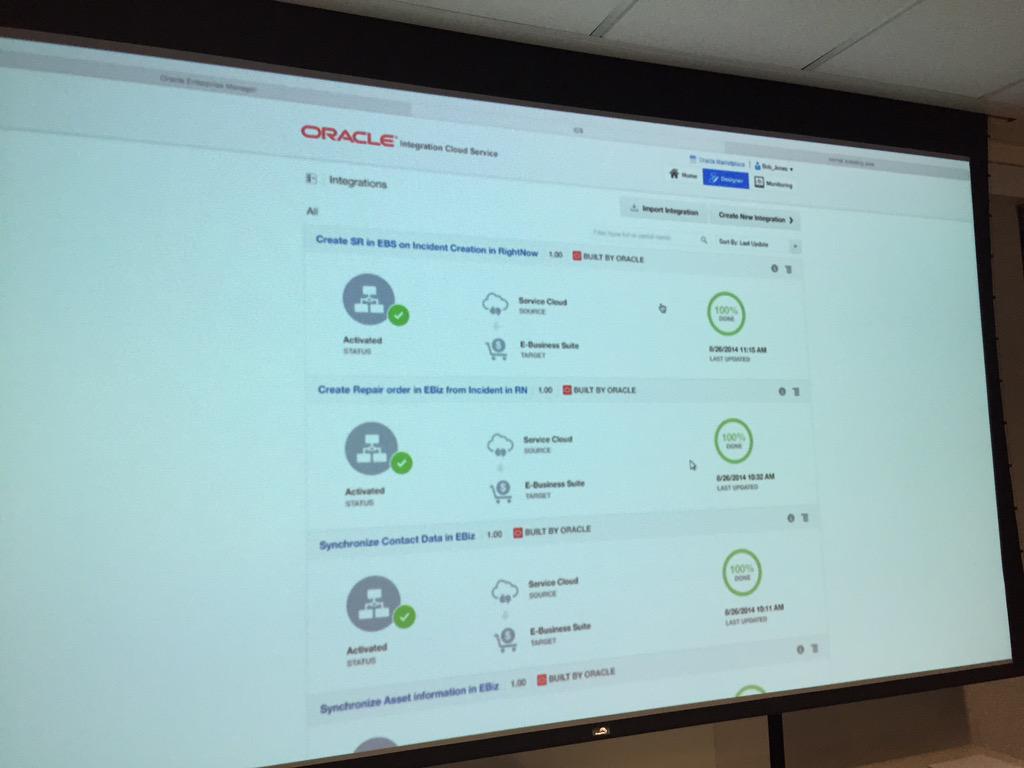 VikasAatGoogle's tweet image. Inderjeet Singh demonstrates Integration Cloud Service #oracleics #OraclePaaS