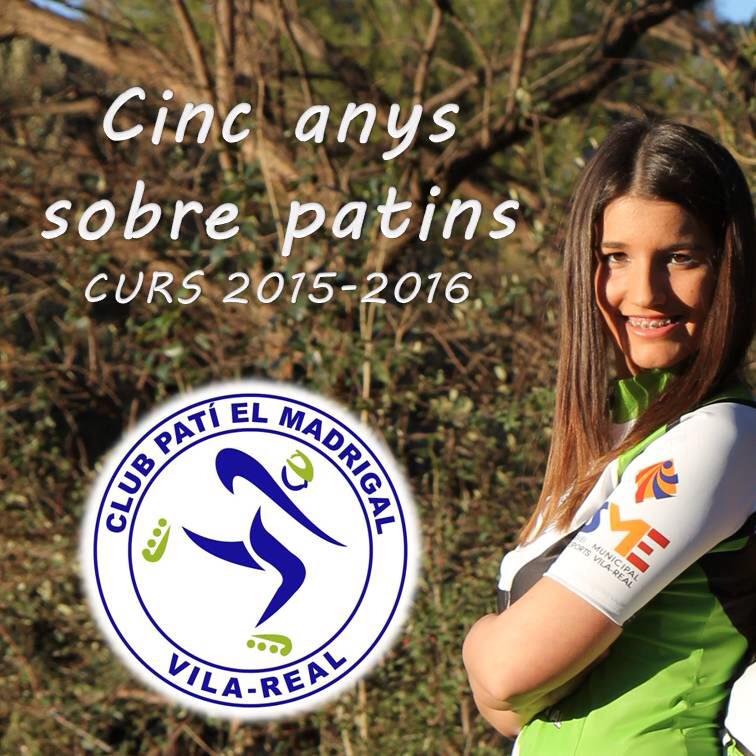 CPatielMadrigal's tweet photo. Cinc anys sobre patins! http://t.co/HfJw3EnVuN