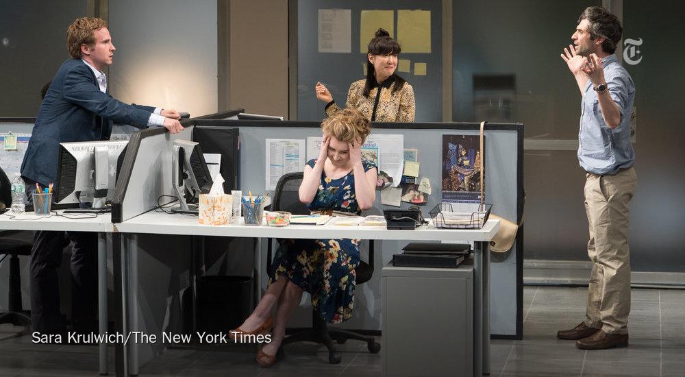nytimestheater's tweet photo. “Gloria" is a whip-smart satire of fear and loathing at a magazine office #nytcriticspicks http://t.co/ypbmUHF2t3 http://t.co/TWZfaHupIy