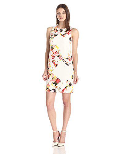 Vince Camuto Women’s Sleeveless Broken Photo Floral Shift Dress, Taffy Pink, 4Taffy Pink V… ift.tt/1Gjw3gS