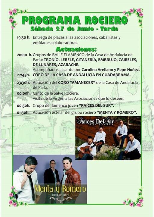 MyRoficial's tweet photo. Este viernes 26 en el Rocío y el sábado 27 en Madrid (Parla) http://t.co/3GgjePPUaF