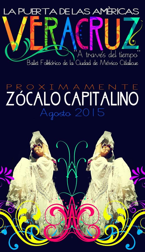 Pronto llega nuestro montaje al zócalo capitalino representando a México, dandole marcó a una gran feria de cultura.