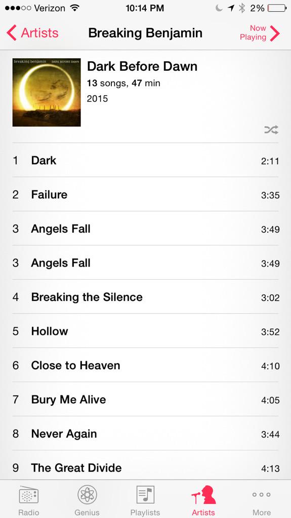 makeistler's tweet image. I have been waiting an extremely LONG time for this!! @breakingbenj #WaitOver #SoExcited 😁#NewMusic #DarkBeforeDawn