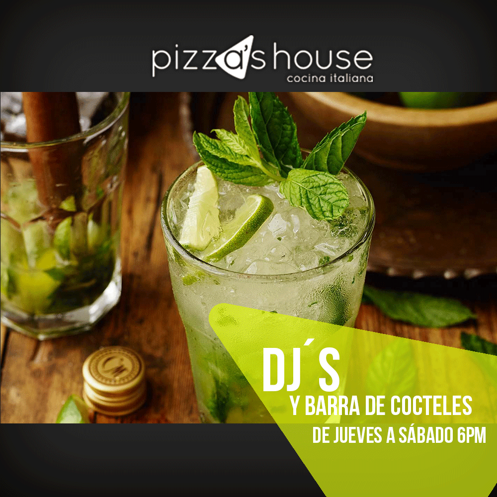 De jueves a sábados tenemos barra de cócteles, mojitos y Dj para crear un ambiente lounge. ¡Disfruta algo distinto!