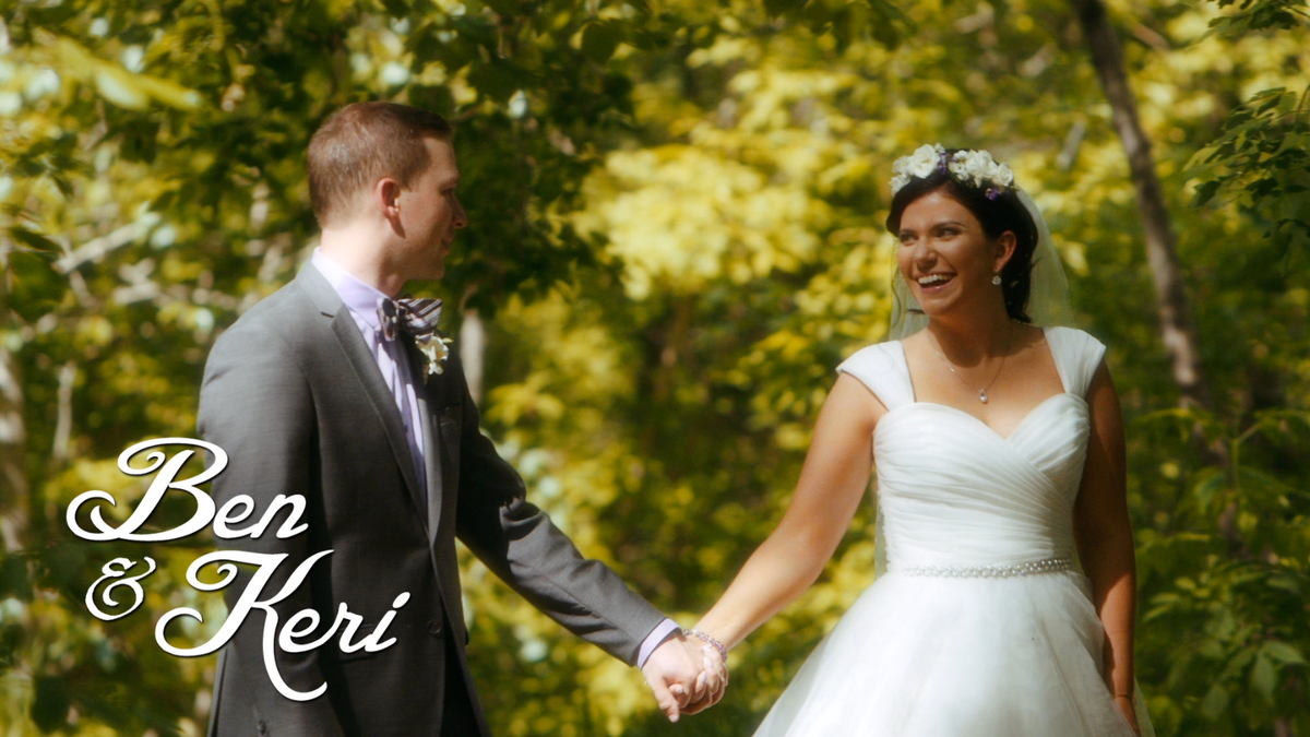 Our title card for Ben &amp; Keri's wedding video #Beri2015 #yegwedding #yeg #yegfilm #stalbert