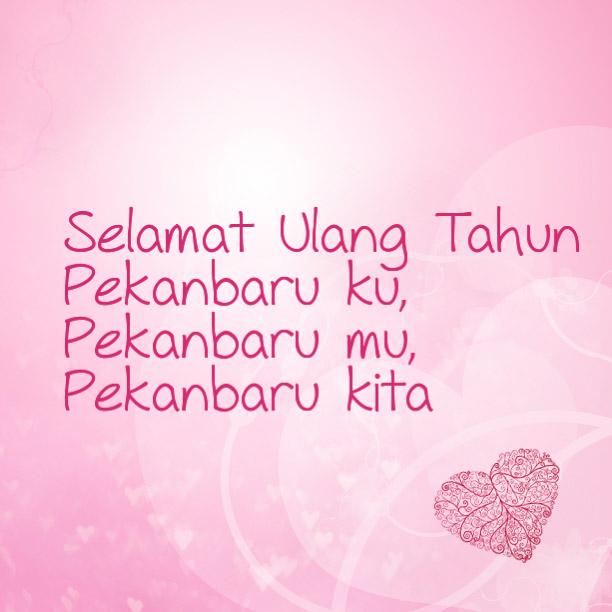 Neynanaya's tweet photo. Selamat Ulang Tahun kota kesayangan #Pekanbaru semoga g ada asap lagi, g banjir lagi dan gas ngak langka lagi http://t.co/A4fMnrbzGE